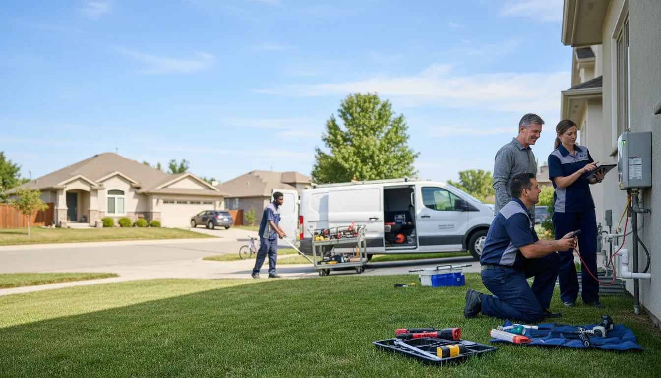 Tankless water heater service in South Lebanon, OH